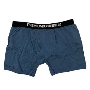 Premium‎ Xpression Lake Blue Boxer Brief Size Small (28-30) NWT